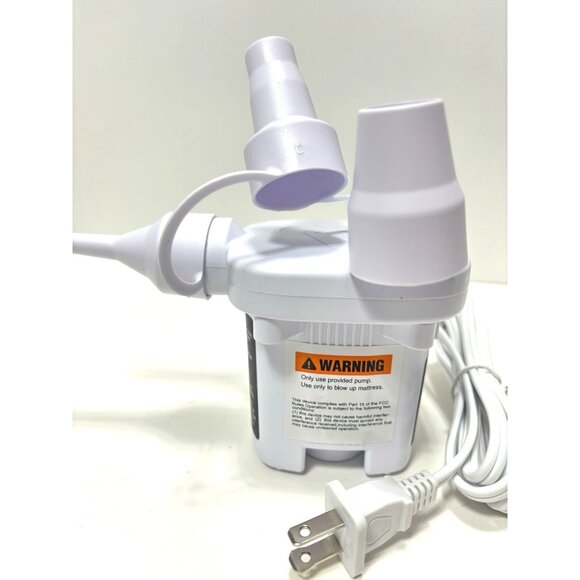 Electric Air Pump 110-120V Plug In Inflate Deflate Pool Float Mattress Toy New - Picture 4 of 10
